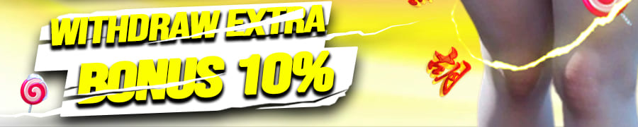 PROMO BONUS 10% DARI TOTAL WITHDRAW KHUSUS SLOT